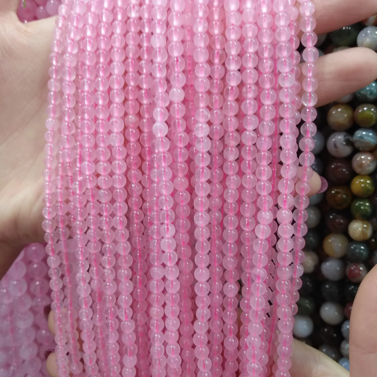 Natural stone beads Pink Crystal 4/6/8/10/12mm Round loose beads for Jewelry Making Necklace DIY Necklace Bracelets Accessories
Natural stone beads Pink Crystal 4/6/8/10/12mm Round loose beads for Jewelry Making Necklace DIY Necklace Bracelets Accessories