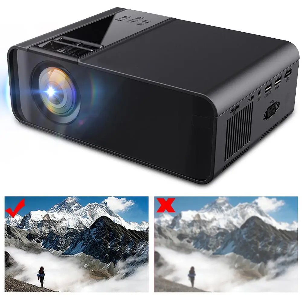W10 Bluetooth проектор 1080P светодиодный 4K Wi Fi Мультимедиа Домашний кинотеатр 3D HD 1920*1080