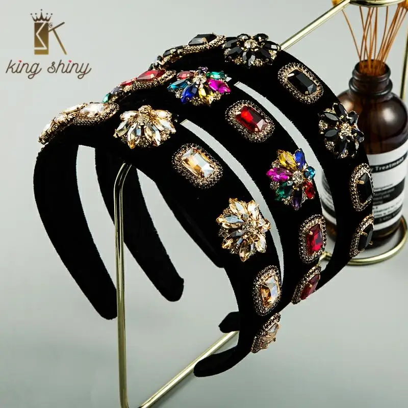 Delicate Baroque Colorful Crystal Flower Headband Vintage Multi Color Rhinestone Hair Hoop Woman Wedding Party Hair Accessories
Delicate Baroque Colorful Crystal Flower Headband Vintage Multi Color Rhinestone Hair Hoop Woman Wedding Party Hair Accessories