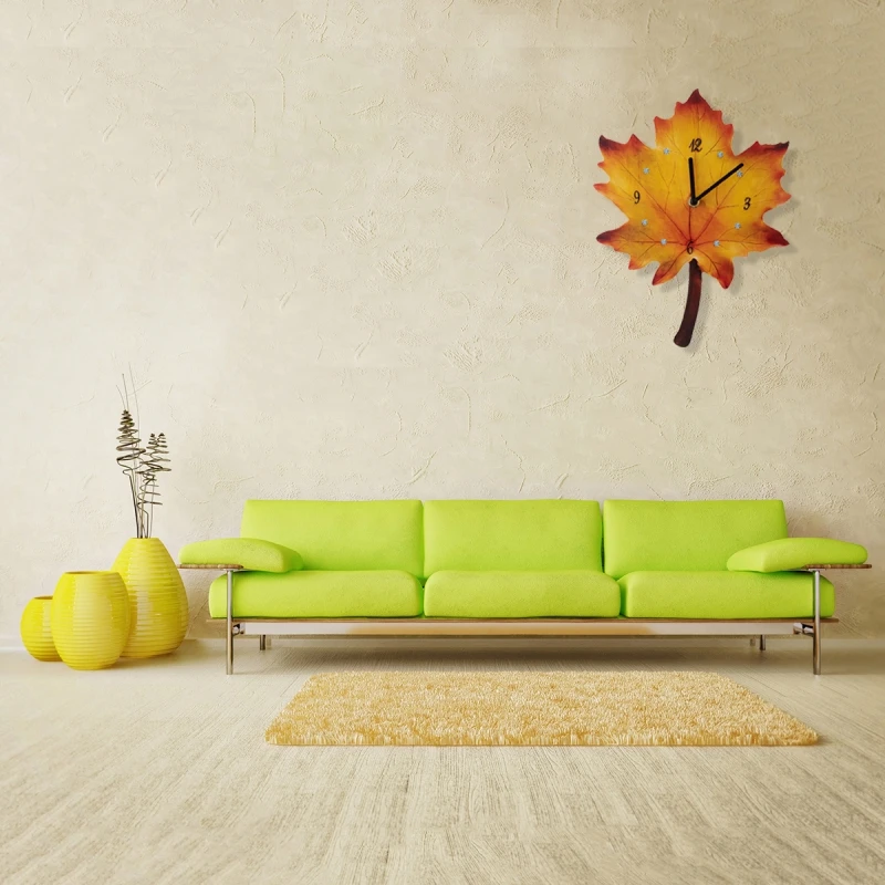 Leaf Shape Wall Clock Living Room Restaurant Clock Wall Mounted Clock Home Decor Wall Clock Modern Design
Leaf Shape Wall Clock Living Room Restaurant Clock Wall Mounted Clock Home Decor Wall Clock Modern Design