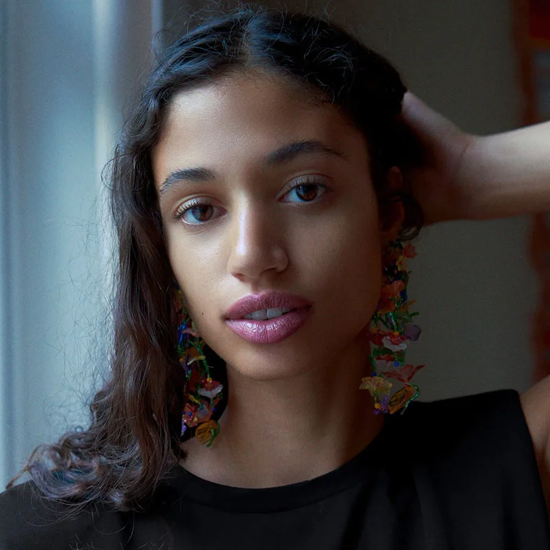 Exaggerated Handmade Beaded Flower Tassel Long Earrings For Women New Bohemia Tide Colourful String Bead Pendant Eardrop Jewelry
Exaggerated Handmade Beaded Flower Tassel Long Earrings For Women New Bohemia Tide Colourful String Bead Pendant Eardrop Jewelry