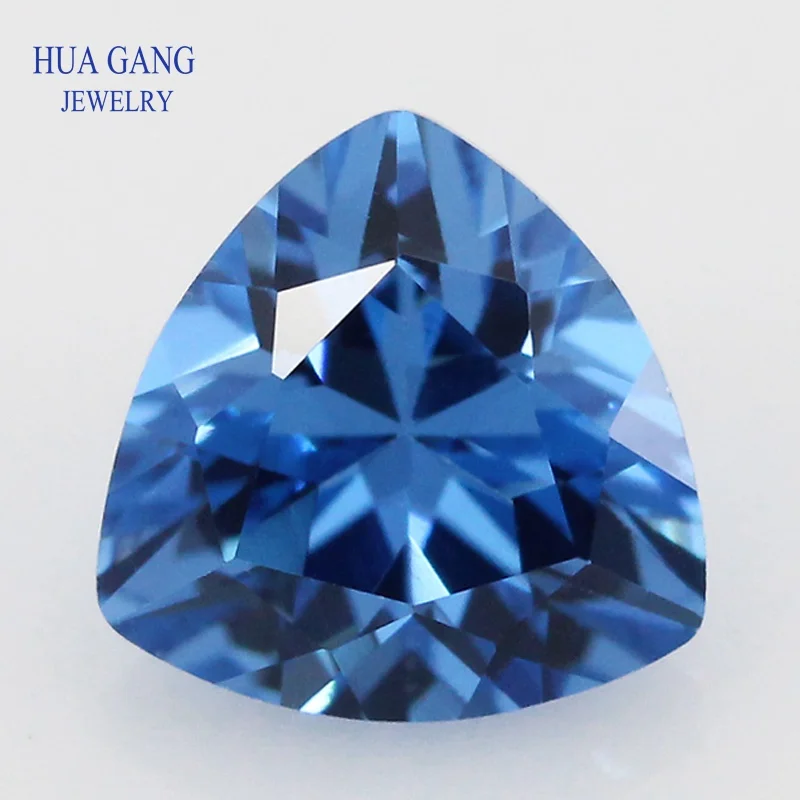 119# Spinel Blue Trillion Shape Brilliant Cut Synthetic Spinel Stone For Jewelry Size 3x3-10x10mm Free Shipping
119# Spinel Blue Trillion Shape Brilliant Cut Synthetic Spinel Stone For Jewelry Size 3x3-10x10mm Free Shipping