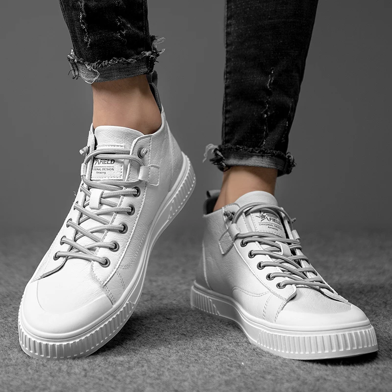 Men Shoes Leather Zapatos Cuero Hombre Sneakers Shoes Men Mens Casual Boots For White Schoenen Mannen Sapato Masculino Fashion
Men Shoes Leather Zapatos Cuero Hombre Sneakers Shoes Men Mens Casual Boots For White Schoenen Mannen Sapato Masculino Fashion