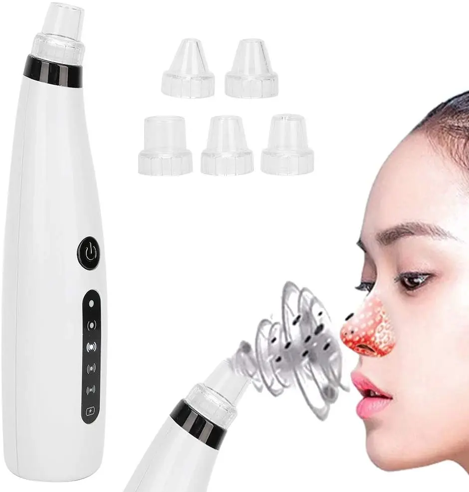 Blackhead Remover Household Electric Vacuum Cleaner Blackhead Extractor Kit with 6 Suction Heads Acne Facial Pore Cleaner
Blackhead Remover Household Electric Vacuum Cleaner Blackhead Extractor Kit with 6 Suction Heads Acne Facial Pore Cleaner