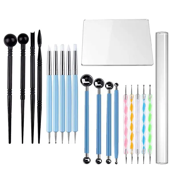 NEW-20Pcs Polymer Modeling Clay Sculpting Tools Dotting Tools Ceramic Clay Indentation Tools for Pottery Sculpture
NEW-20Pcs Polymer Modeling Clay Sculpting Tools Dotting Tools Ceramic Clay Indentation Tools for Pottery Sculpture