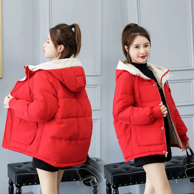 Winter Coat Women Fashion Winter Jacket Women Cotton padded Parka Outwear Hooded Colors Solid Female Jacket Coat
Winter Coat Women Fashion Winter Jacket Women Cotton padded Parka Outwear Hooded Colors Solid Female Jacket Coat