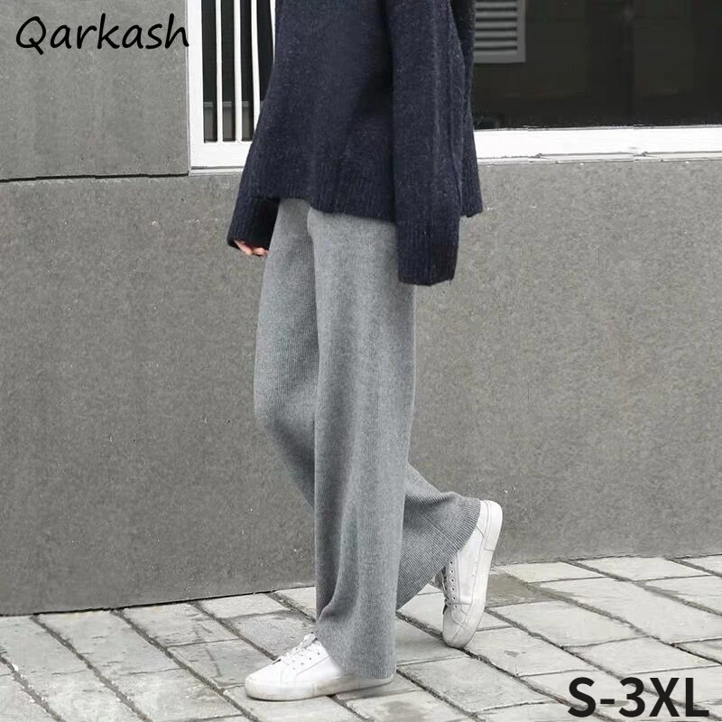 Повседневные женские вязаные свободные однотонные осенние Мягкие Универсальные Базовые Женские Простые брюки Ulzzang 4 цветов для студентов с высокой талией
Повседневные женские вязаные свободные однотонные осенние Мягкие Универсальные Базовые Женские Простые брюки Ulzzang 4 цветов для студентов с высокой талией