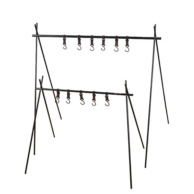 Camping Outdoor Cookware Hanging Rack Triangular Pot Pan Camping Light Tools Hanging Campsite Storage Rack Hook Clothes Hanger
Camping Outdoor Cookware Hanging Rack Triangular Pot Pan Camping Light Tools Hanging Campsite Storage Rack Hook Clothes Hanger