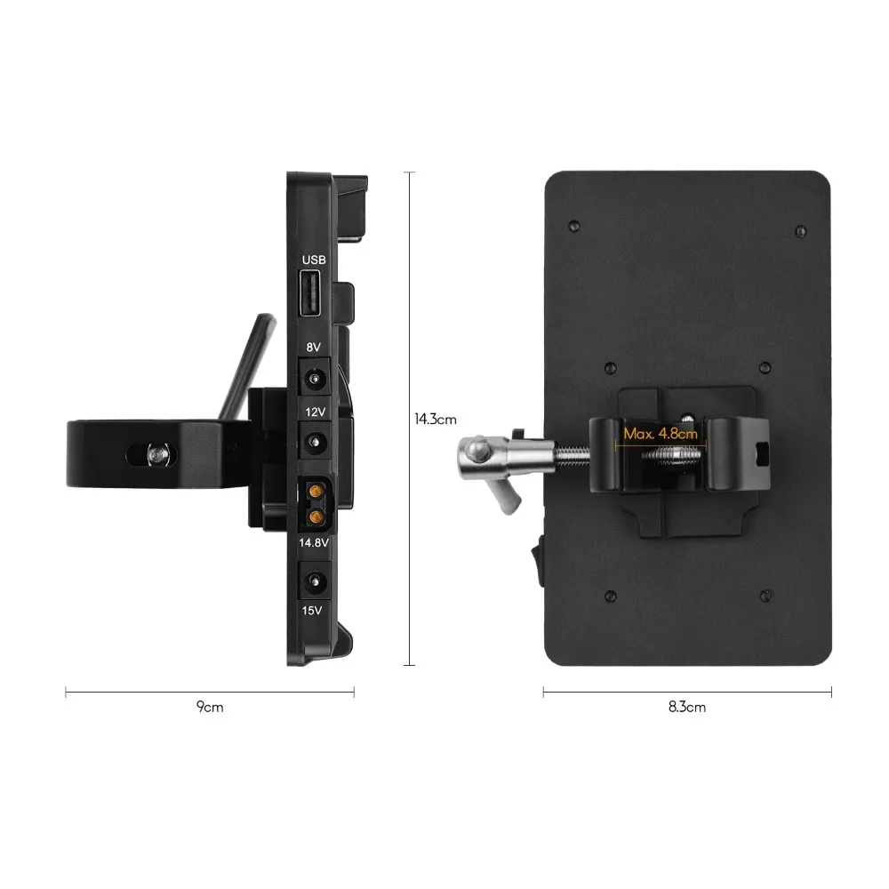 V-образное крепление адаптер пластины аккумулятора с зажимом для захвата держателя 
V-образное крепление адаптер пластины аккумулятора с зажимом для захвата держателя
