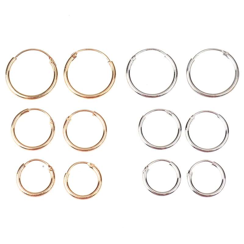 3 Pairs/Set Copper Ear Bone Simple Round Circle Earrings Stud Earrings For Women Girl Men Party Wedding Fine Earring Jewelry
3 Pairs/Set Copper Ear Bone Simple Round Circle Earrings Stud Earrings For Women Girl Men Party Wedding Fine Earring Jewelry