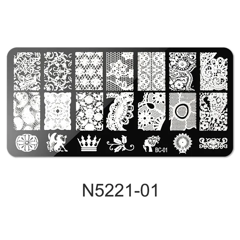 ROSALIND Template Cap Stamping Plates For Nail Polish Design Nail Art Stamper Scraper with Flower Gel Varnish DIY Manicure Tools
ROSALIND Template Cap Stamping Plates For Nail Polish Design Nail Art Stamper Scraper with Flower Gel Varnish DIY Manicure Tools