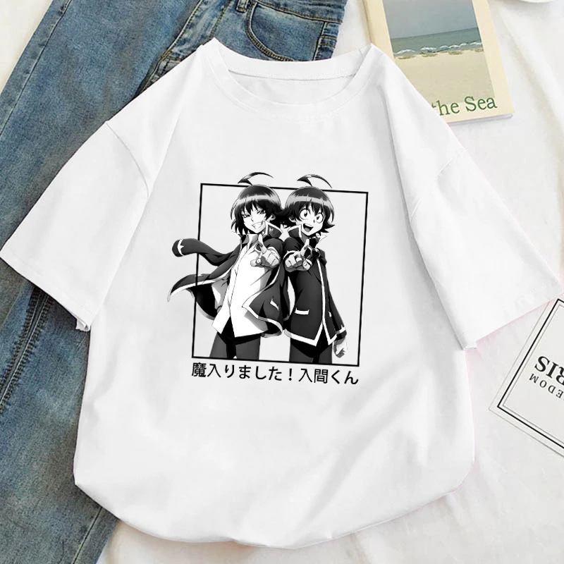 Anime Welcome To Demon School Iruma-kun T Shirt Iruma Suzuki print Women Casual Short Sleeve Cotton Tee Girl Summer Clothes
Anime Welcome To Demon School Iruma-kun T Shirt Iruma Suzuki print Women Casual Short Sleeve Cotton Tee Girl Summer Clothes