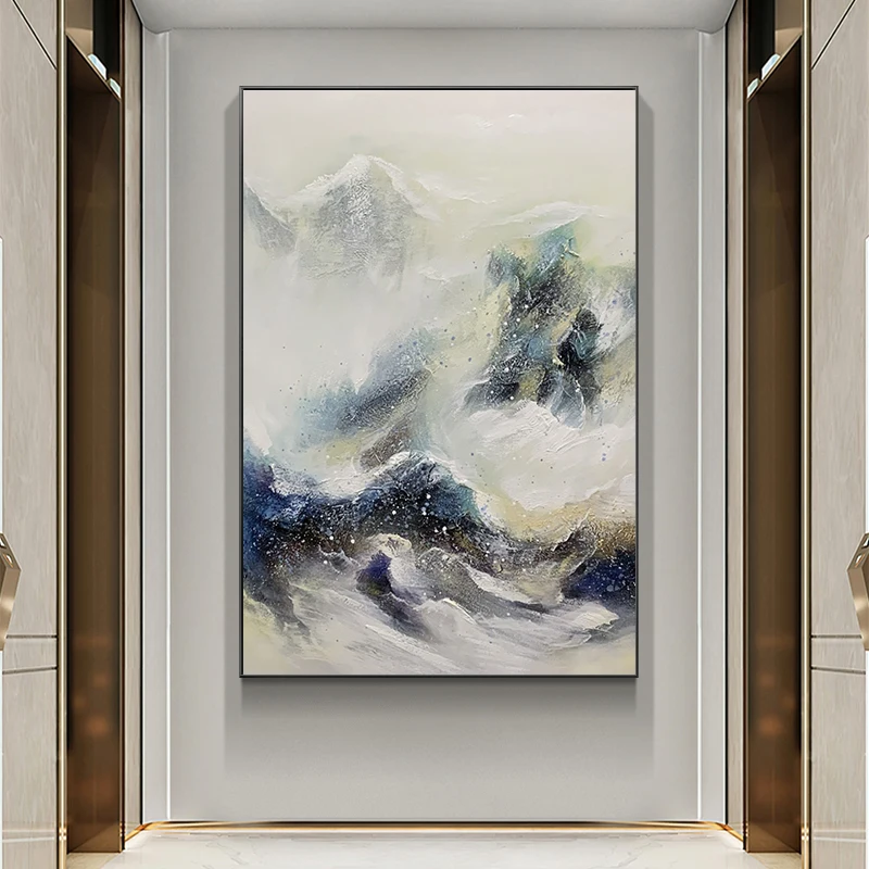 Handmade Chinese Style Abstract Snow Mountain Canvas Oil Painting Modern Home Wall Art Decoration
Handmade Chinese Style Abstract Snow Mountain Canvas Oil Painting Modern Home Wall Art Decoration