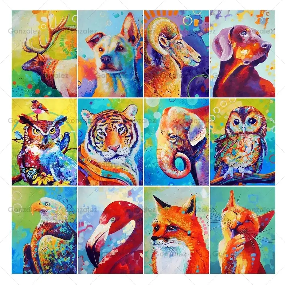 Colorful Animals Pictures Embroidery Diamond Painting 5D Diy Full Drill Mosaic Cross Stitch Home Wall Decoration Handmade Gifts
Colorful Animals Pictures Embroidery Diamond Painting 5D Diy Full Drill Mosaic Cross Stitch Home Wall Decoration Handmade Gifts
