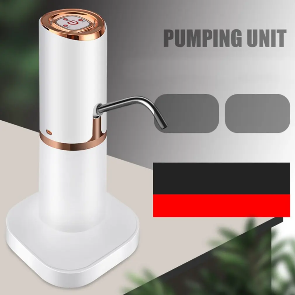 Electric Water Bottle Pump Dispenser Wireless Portable Electric Automatic Water Pump Bucket Bottle Dispenser USB 1200mha
Electric Water Bottle Pump Dispenser Wireless Portable Electric Automatic Water Pump Bucket Bottle Dispenser USB 1200mha