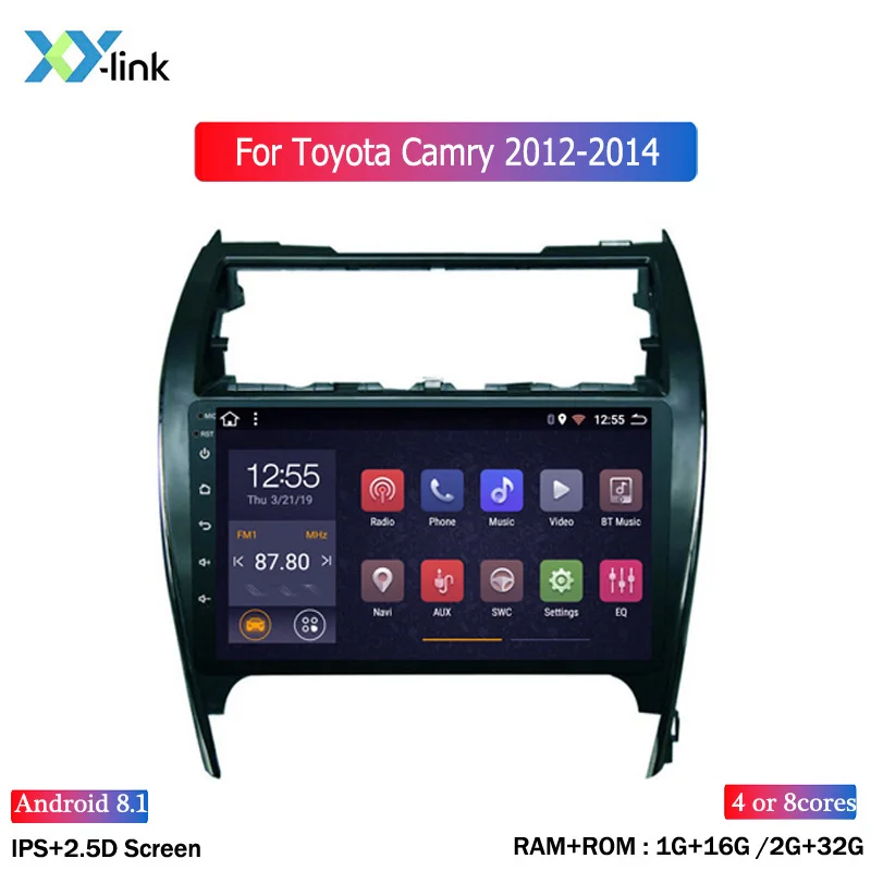 Фото Автомагнитола с GPS навигацией Android для Toyota camry 2012 2014 версия США - купить