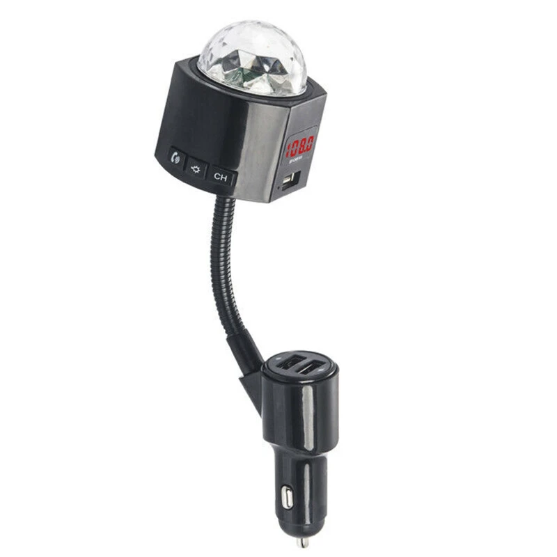 Car FM Transmitter USB Charger With Atmosphere Light Car MP3 Player Bluetooth Handsfree
Car FM Transmitter USB Charger With Atmosphere Light Car MP3 Player Bluetooth Handsfree