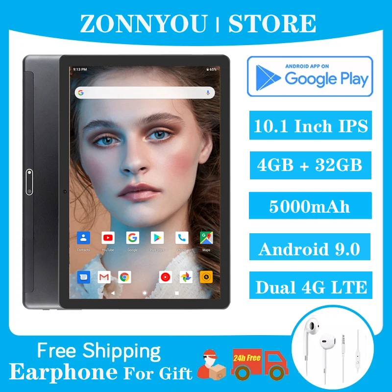 ZONNYOU 10 Inch Android Tablet 1280x800 SC9863A Octa Core 4GB RAM 32GB ROM 4G Network AI Speed-up Tablets PC Dual Wifi Tablet
ZONNYOU 10 Inch Android Tablet 1280x800 SC9863A Octa Core 4GB RAM 32GB ROM 4G Network AI Speed-up Tablets PC Dual Wifi Tablet