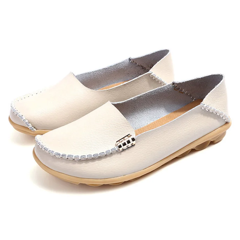 Flat Shoes Women Slip On Shoes For Women Genuine Leather Loafers Women Flats Ladies Shoes Mocassin Plus Size 44 Sapato Feminino
Flat Shoes Women Slip On Shoes For Women Genuine Leather Loafers Women Flats Ladies Shoes Mocassin Plus Size 44 Sapato Feminino