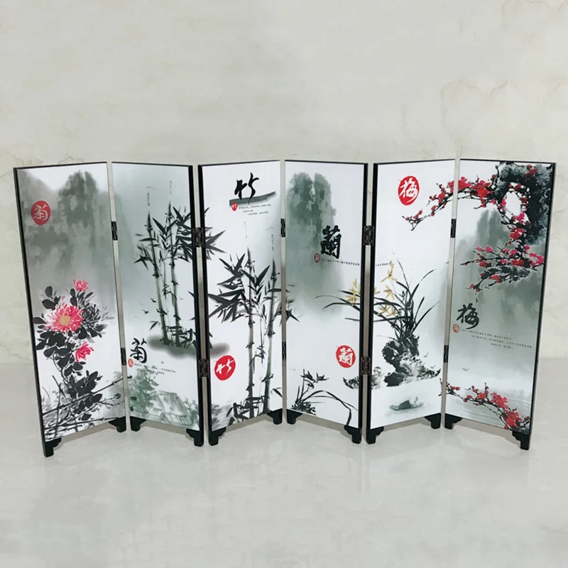 6-Panel Flower Bamboo Screen Room Divider Wood Folding Partition Business Gift Home Living Room Decoration
6-Panel Flower Bamboo Screen Room Divider Wood Folding Partition Business Gift Home Living Room Decoration