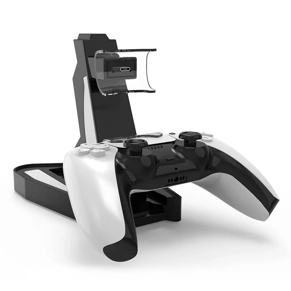 5V Game Controller Handle Dual Charger Dock for Sony PS5 Dual Wireless Charging Power Cradle Desktop Stand Station
5V Game Controller Handle Dual Charger Dock for Sony PS5 Dual Wireless Charging Power Cradle Desktop Stand Station