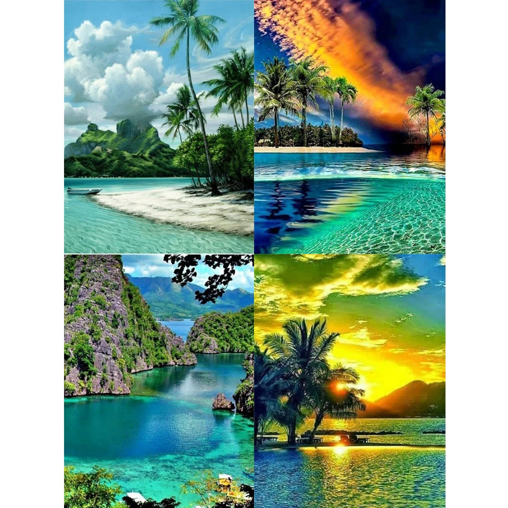 Full Diamond 5D DIY Diamond Painting Island Scenery Diamond Embroidery Rhinestone Mosaic Artist Home Decoration Gift 2021 New
Full Diamond 5D DIY Diamond Painting Island Scenery Diamond Embroidery Rhinestone Mosaic Artist Home Decoration Gift 2021 New