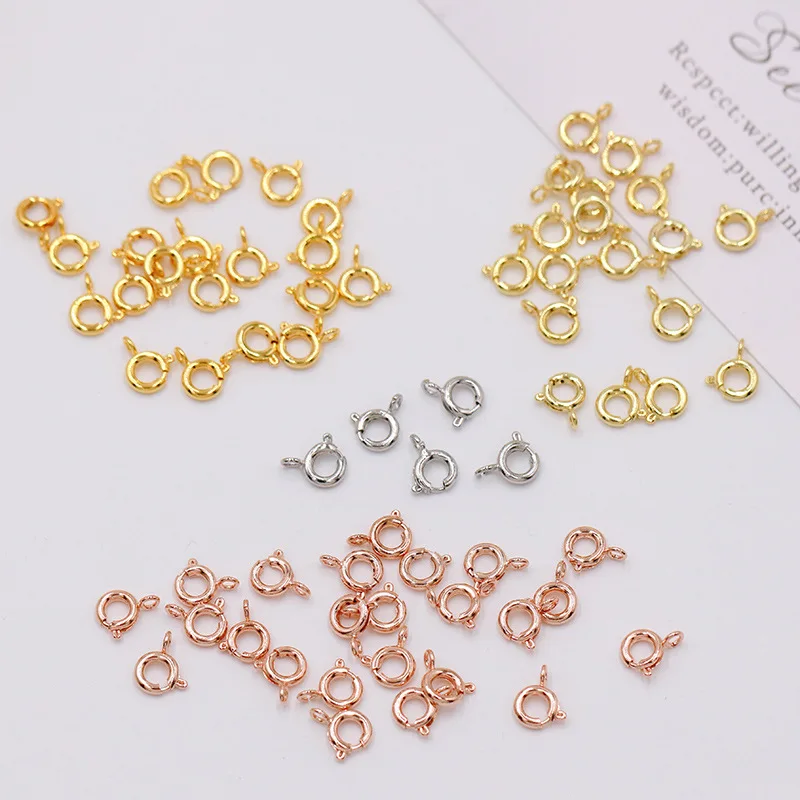 10 PCS 5-5.5-6-7mm Metal Copper O Shape Necklace Clasp Connectors 4 Colors Plated DIY Jewelry Hook Findings
10 PCS 5-5.5-6-7mm Metal Copper O Shape Necklace Clasp Connectors 4 Colors Plated DIY Jewelry Hook Findings