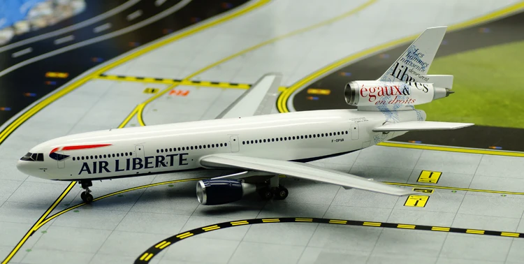 Diecast 1:200 Scale for Douglas DC-10-30 F-GPVA Air Liberte Airlines Plane Model Alloy Aircraft Plane Collection Souvenir
Diecast 1:200 Scale for Douglas DC-10-30 F-GPVA Air Liberte Airlines Plane Model Alloy Aircraft Plane Collection Souvenir