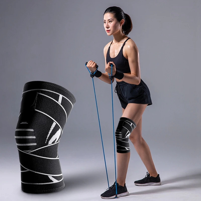 Pressurized Fitness Running Cycling Bandage Knee Support Braces Elastic Nylon Sports Compression Pad Sleeve
Pressurized Fitness Running Cycling Bandage Knee Support Braces Elastic Nylon Sports Compression Pad Sleeve