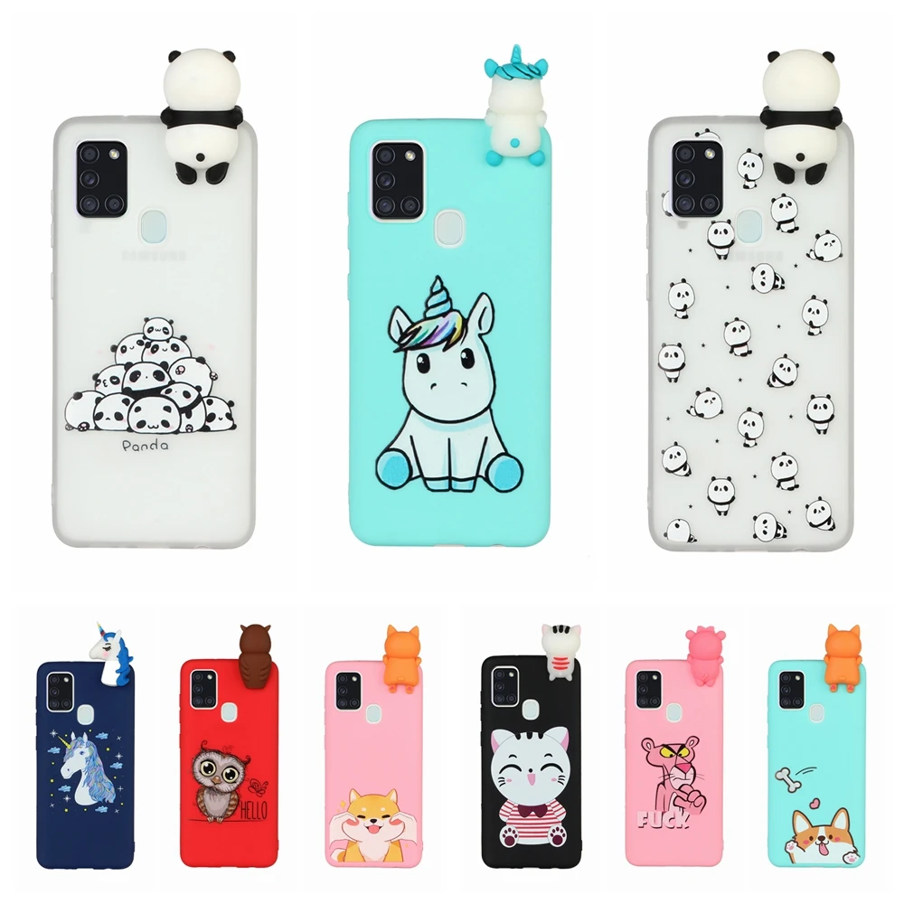 A21S 3D Phone Case for Samsung Galaxy A21S Case Cartoon Panda Unicorn Dog Silicone Cover de Samsung A21 S A 21 S A 21S SM-A217F
A21S 3D Phone Case for Samsung Galaxy A21S Case Cartoon Panda Unicorn Dog Silicone Cover de Samsung A21 S A 21 S A 21S SM-A217F