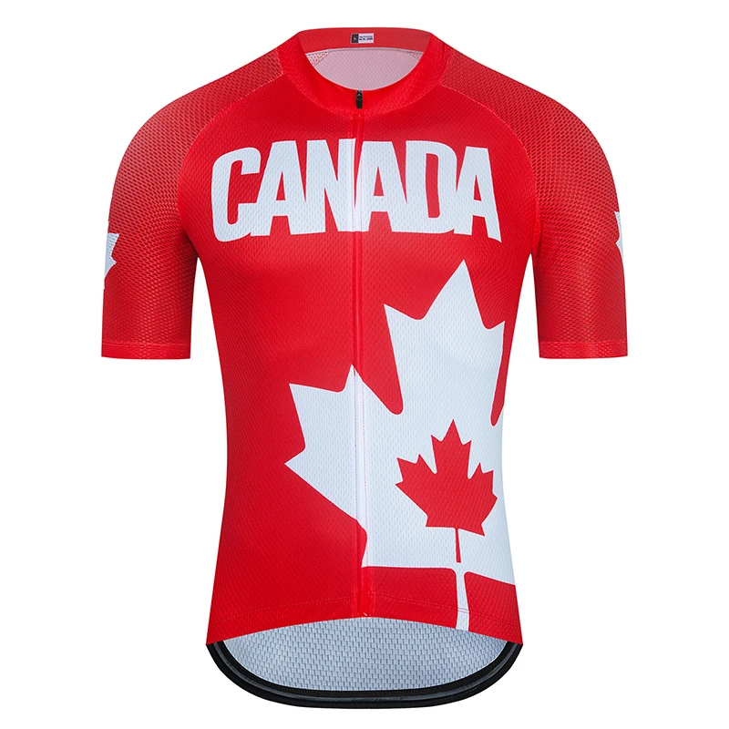 New Sports Team 2021 Canada Breathable Cycling Jersey Summer Maillots Short Bicycle Clothing Ropa Maillot Ciclismo Bike Wear Kit
New Sports Team 2021 Canada Breathable Cycling Jersey Summer Maillots Short Bicycle Clothing Ropa Maillot Ciclismo Bike Wear Kit
