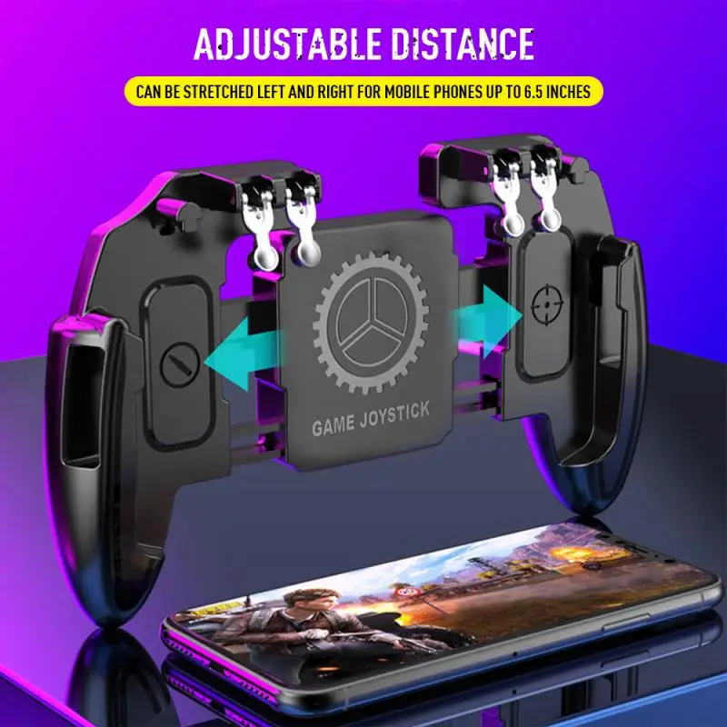 Six Finger Game Controller Gamepad For PUBG Trigger Shooting Gamepad Joystick For IOS Android Mobile Phone Game Joystick
Six Finger Game Controller Gamepad For PUBG Trigger Shooting Gamepad Joystick For IOS Android Mobile Phone Game Joystick
