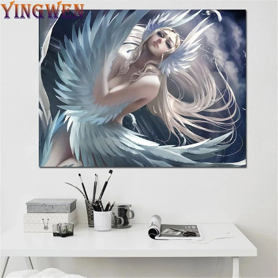 5D Crystal Diamond Painting Diy Angel Wings Fairy Girl Full Diamond Embroidery Cross Stitch Diamond Mosaic Home Decoration Gift
5D Crystal Diamond Painting Diy Angel Wings Fairy Girl Full Diamond Embroidery Cross Stitch Diamond Mosaic Home Decoration Gift