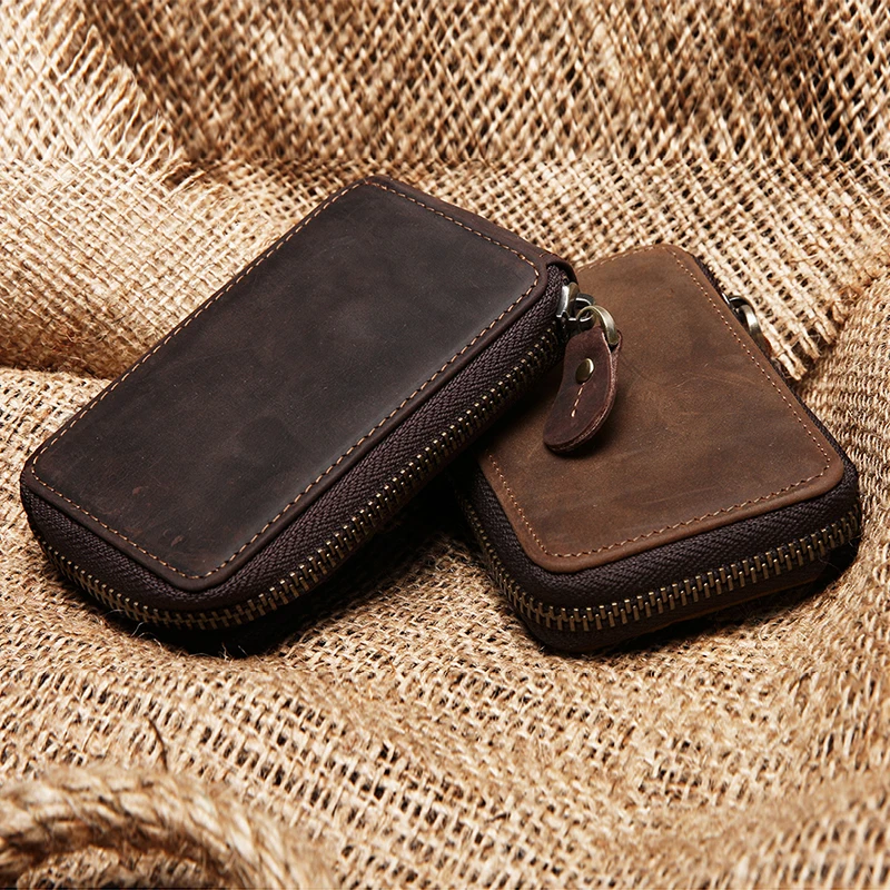 Crazy Horse Leather Retro Car Key Wallet Men & Women Car Key Bag Multi Function Key Case Fashion Ladies Housekeeper Key Holders
Crazy Horse Leather Retro Car Key Wallet Men & Women Car Key Bag Multi Function Key Case Fashion Ladies Housekeeper Key Holders