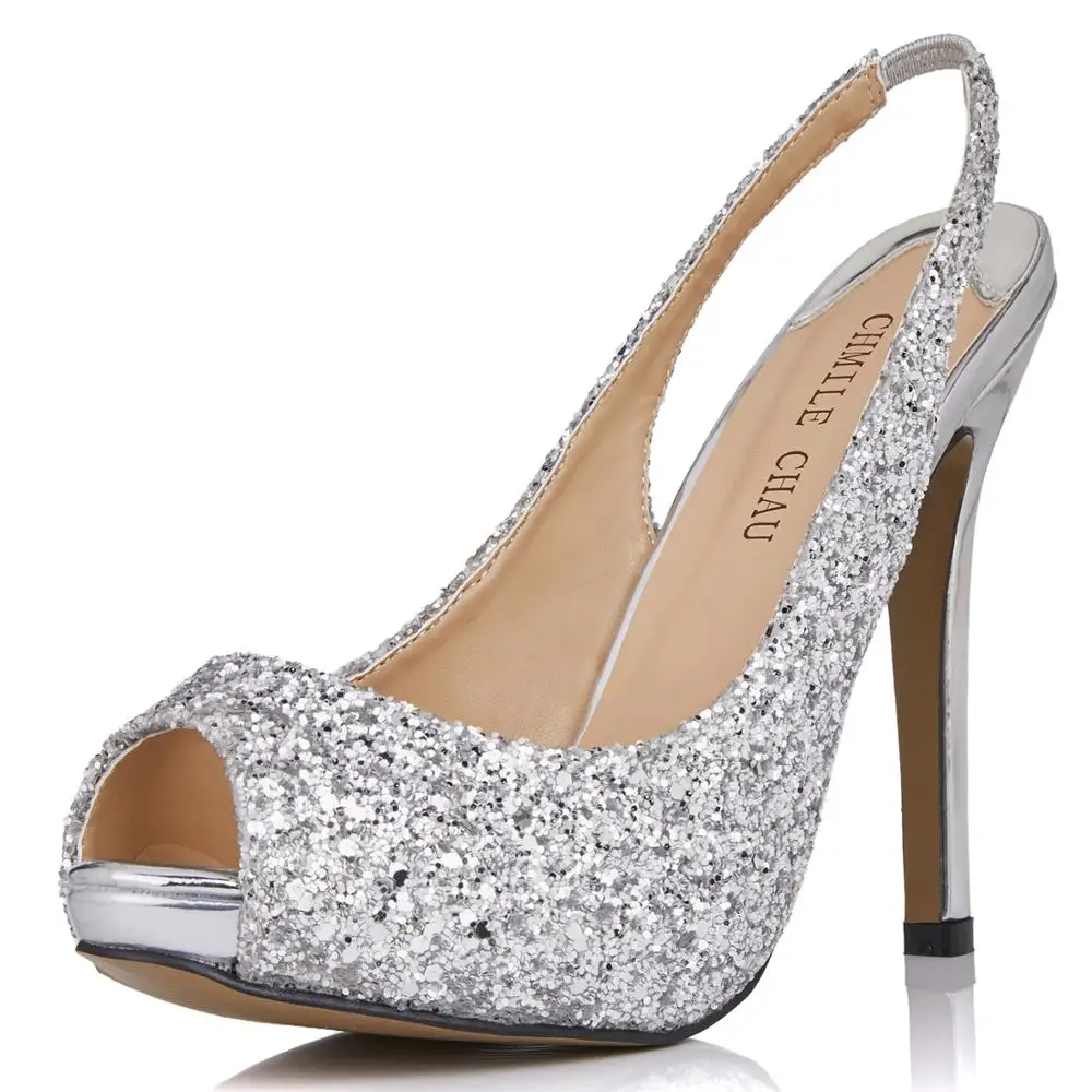 Sexy Bridals Party Peep Toe Stiletto Slingback Women High Heeled Sandals Sandales Femmes Talon Haut Aiguill Bout ouvert YJS1
Sexy Bridals Party Peep Toe Stiletto Slingback Women High Heeled Sandals Sandales Femmes Talon Haut Aiguill Bout ouvert YJS1