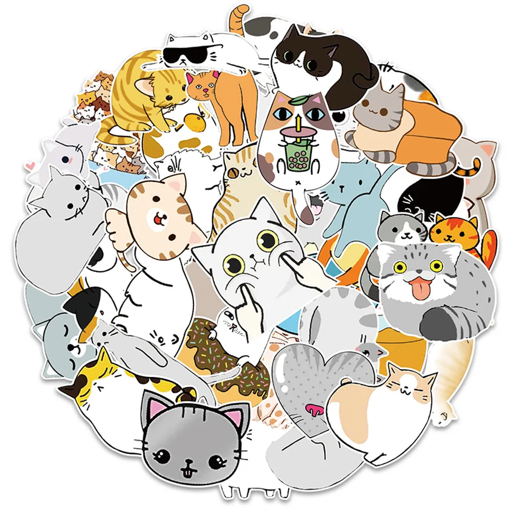 10/50pcs Cute Cats Animal Graffiti Stickers Cartoon Decals Kids Toy DIY Diary Suitcase Scrapbook Phone Laptop Bike Sticker
10/50pcs Cute Cats Animal Graffiti Stickers Cartoon Decals Kids Toy DIY Diary Suitcase Scrapbook Phone Laptop Bike Sticker