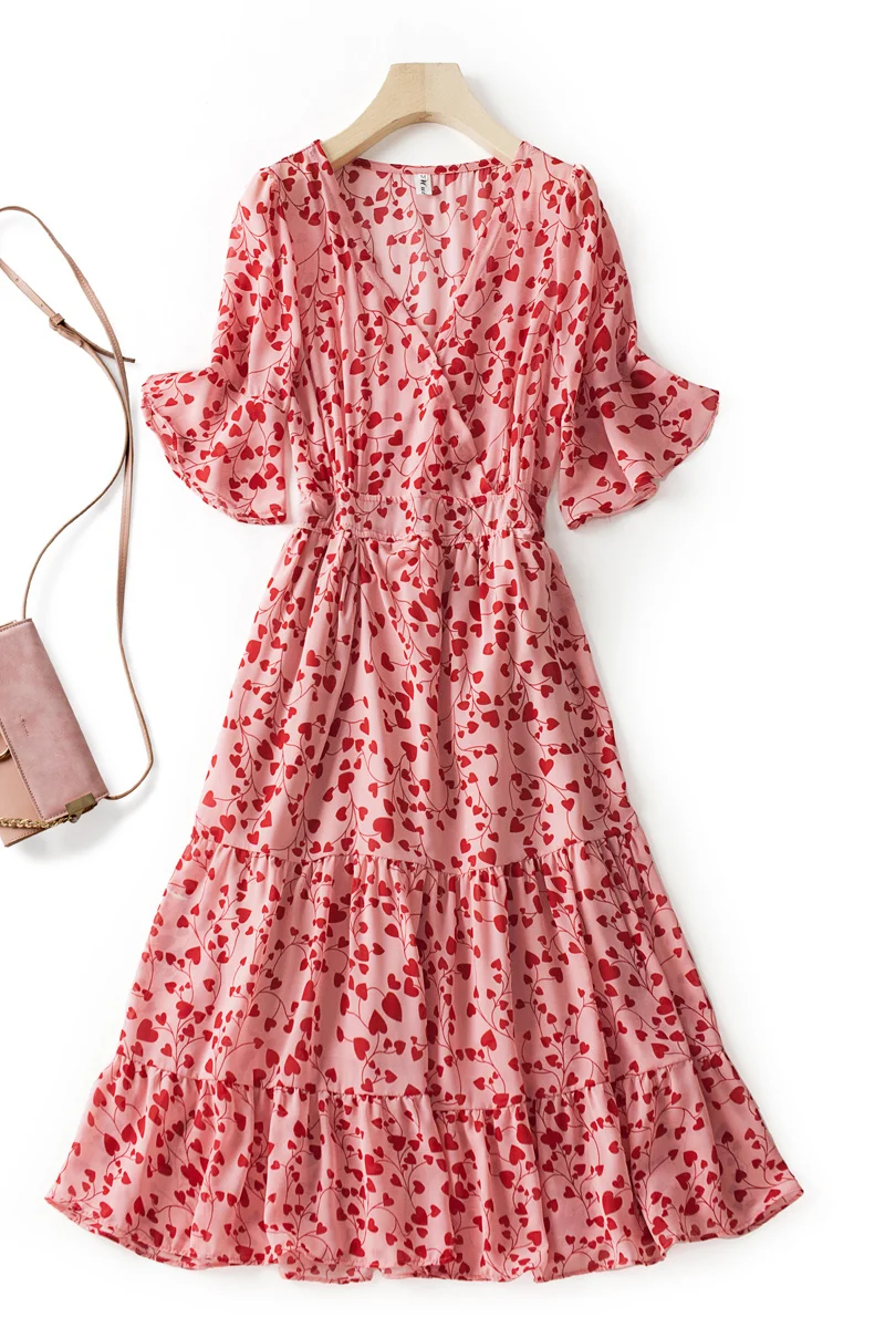 Lady Dress Summer Fairy Super Fairy Sweet Holiday New Summer Printed Skirt New Fashion in 2021
Lady Dress Summer Fairy Super Fairy Sweet Holiday New Summer Printed Skirt New Fashion in 2021
