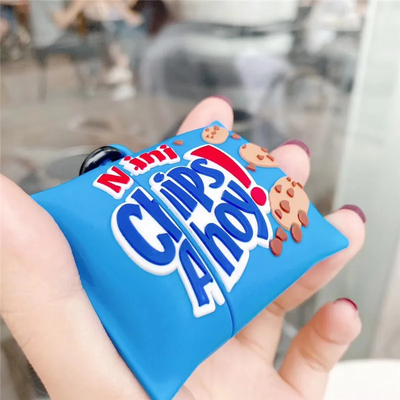 For Airpods 1 2 Case Soft Silicone Biscuit Chips Thin Earphone Cover Cute Cartoon Cover For Airpods pro Case Funda MNL
For Airpods 1 2 Case Soft Silicone Biscuit Chips Thin Earphone Cover Cute Cartoon Cover For Airpods pro Case Funda MNL
