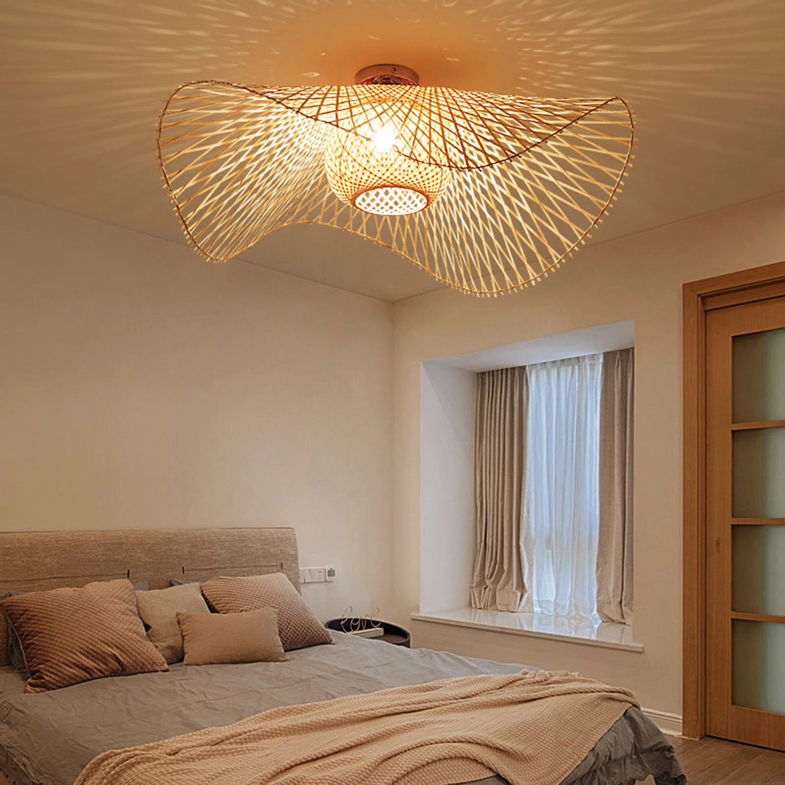 Bohemia Style Rattan Ceiling Lights Shade Restaurant Ceiling Lamp Shade Decorative Chandelier Lampshade for Hotel Office Home
Bohemia Style Rattan Ceiling Lights Shade Restaurant Ceiling Lamp Shade Decorative Chandelier Lampshade for Hotel Office Home