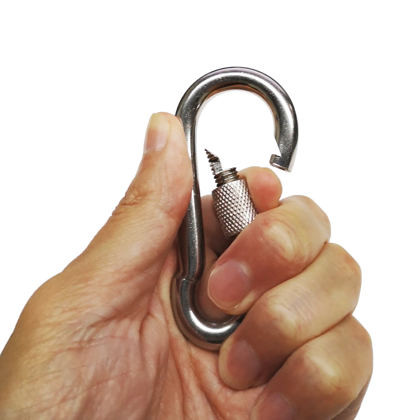 Antirust Stainless Steel Swivel Ring Double Ended Swivel Eye Hook M8 Carabiner Hanging Hammock Hanging Rotating Device
Antirust Stainless Steel Swivel Ring Double Ended Swivel Eye Hook M8 Carabiner Hanging Hammock Hanging Rotating Device