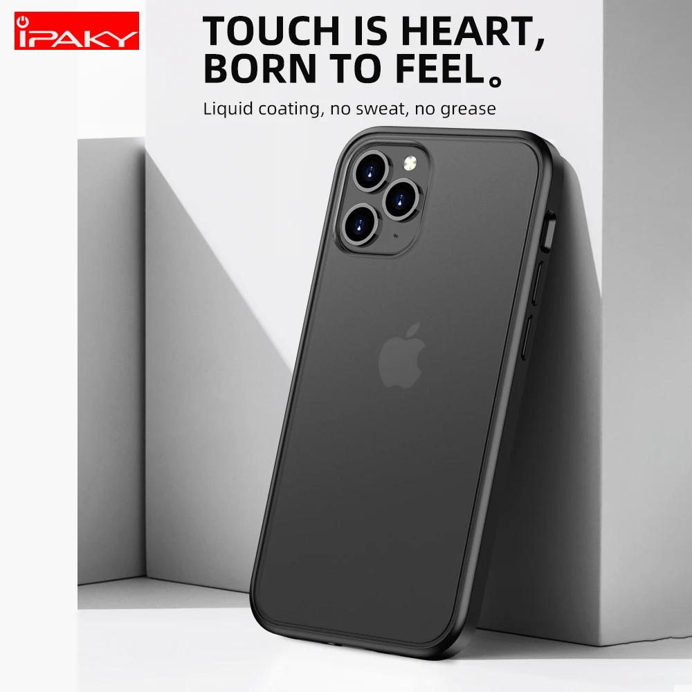 Чехол IPAKY для iPhone 12 чехол Magic Shadow Pro цветные кнопки Мягкий бампер из поликарбоната
