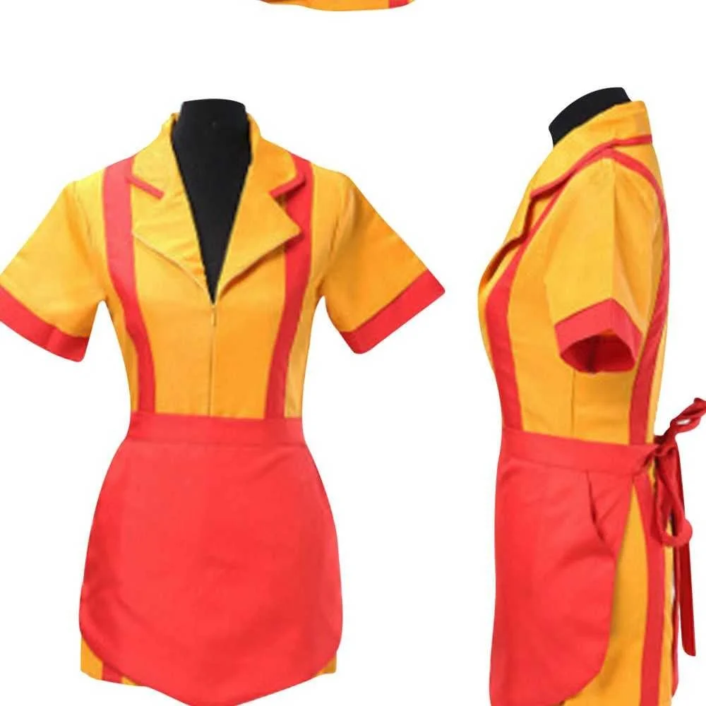Custom Made 2 Broke Girls Costume Halloween Outfit Max Black Caroline Wesbox Channing Cosplay Suit 2 Broke Girls Apron Dress
Custom Made 2 Broke Girls Costume Halloween Outfit Max Black Caroline Wesbox Channing Cosplay Suit 2 Broke Girls Apron Dress