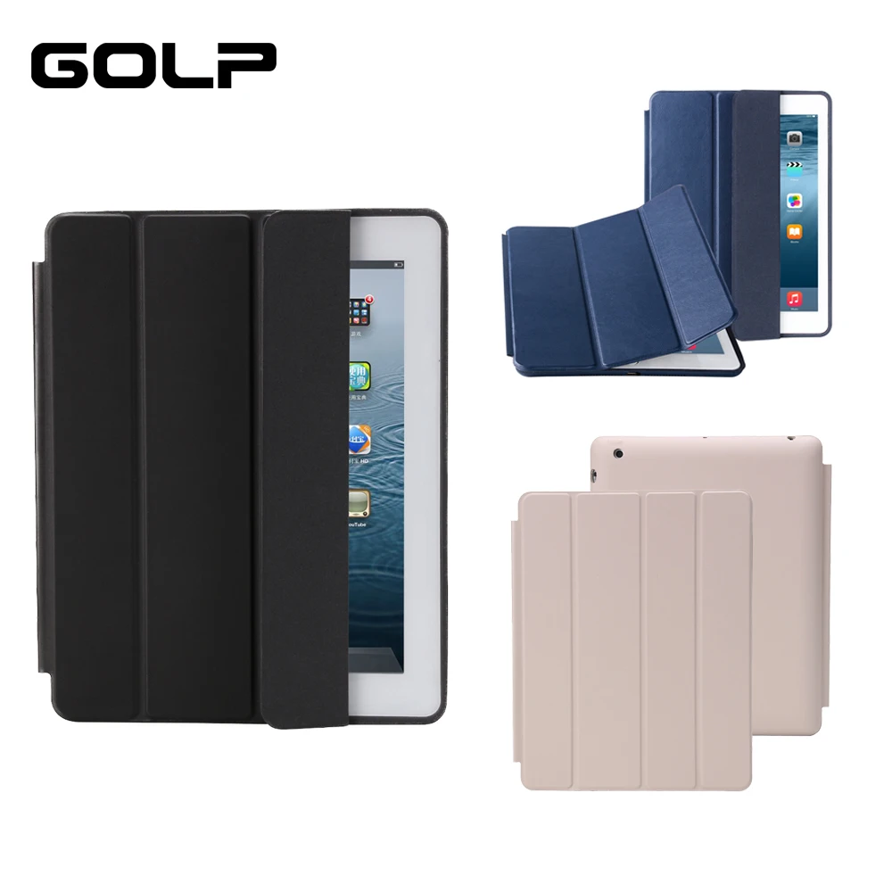 Умный чехол GOLP из искусственной кожи для iPad 2/3/4, автоматический спящий полностью защищающий чехол, флип-чехол из искусственной кожи с подста...
Умный чехол GOLP из искусственной кожи для iPad 2/3/4, автоматический спящий полностью защищающий чехол, флип-чехол из искусственной кожи с подста...