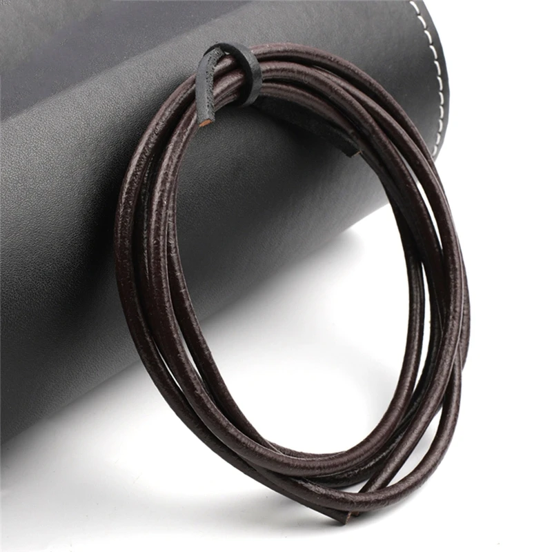 4mm Genuine Round Leather Luggage Rope Thong Cord DIY Bracelet Findings Rope Braiding String Multifunction Manual Accessories fo
4mm Genuine Round Leather Luggage Rope Thong Cord DIY Bracelet Findings Rope Braiding String Multifunction Manual Accessories fo