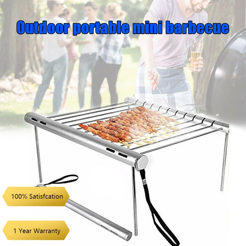 Portable Stainless Steel BBQ Grill Folding BBQ Grill Mini Pocket BBQ Grill Barbecue Accessories Home Park Use Bbq Grill Rack
Portable Stainless Steel BBQ Grill Folding BBQ Grill Mini Pocket BBQ Grill Barbecue Accessories Home Park Use Bbq Grill Rack