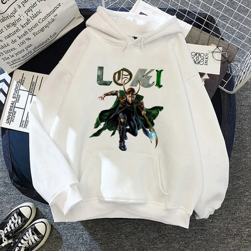 Hoodies Loki Kawaii Pullover Clothes Marvel God of Evil Cartoon Harajuku Women Autumn Winter Plus Velvet Fashion Femme Sweater
Hoodies Loki Kawaii Pullover Clothes Marvel God of Evil Cartoon Harajuku Women Autumn Winter Plus Velvet Fashion Femme Sweater