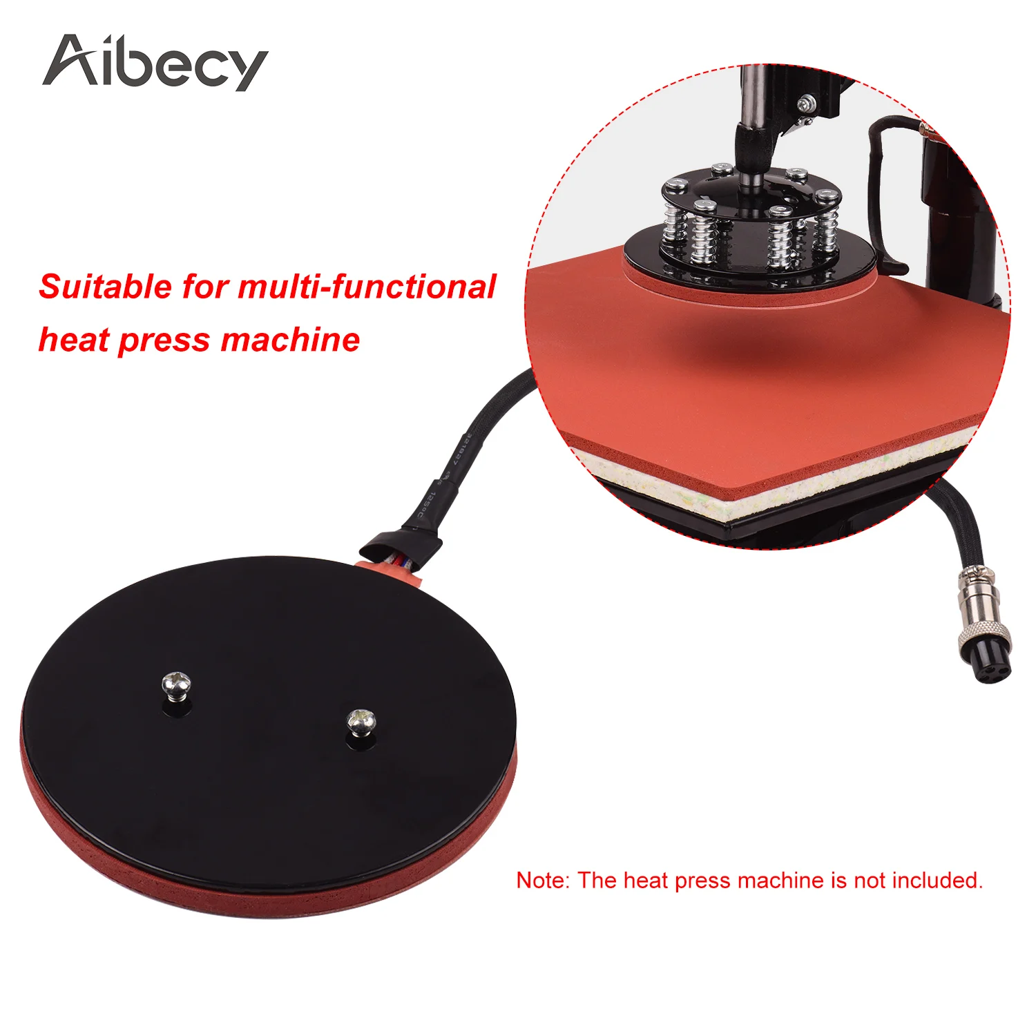 Aibecy 15.5cm/6.1in Heat Press Plate Pad Sublimation Transfer Silicone Heating Pad Mat for Heat Press Machine
Aibecy 15.5cm/6.1in Heat Press Plate Pad Sublimation Transfer Silicone Heating Pad Mat for Heat Press Machine