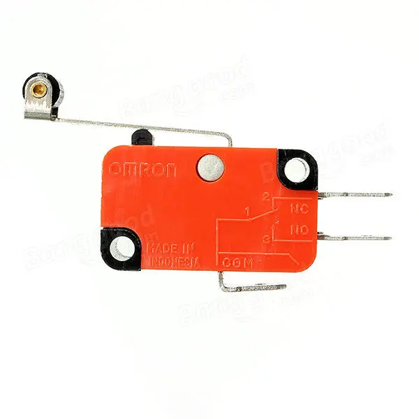 Флуоресцентный микроконцевой выключатель SPDT для рычага с роликом (комплект из 2 шт.) 
Флуоресцентный микроконцевой выключатель SPDT для рычага с роликом (комплект из 2 шт.)