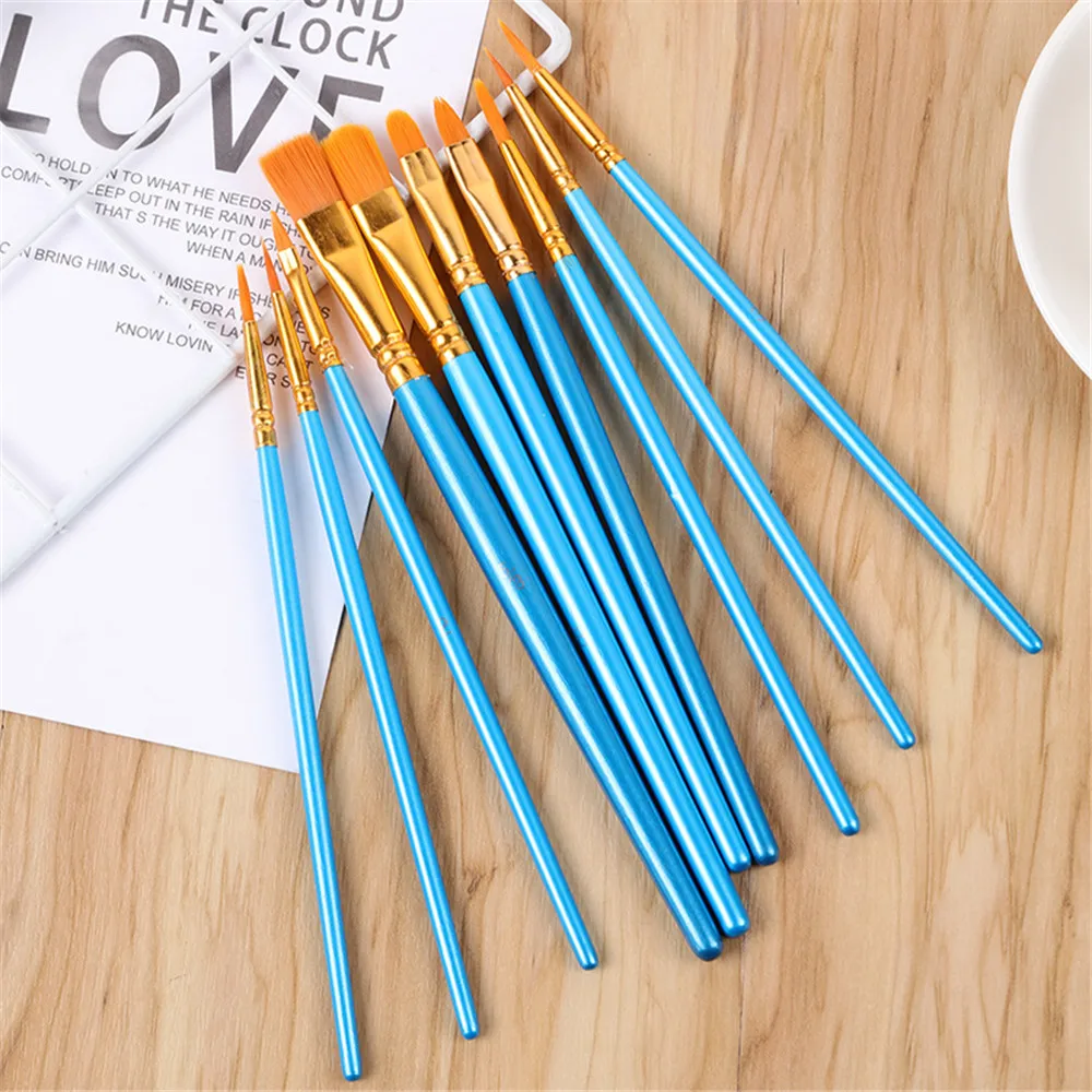10 Pcs Art Brushes Sets Painting Gifts Craft Watercolour Oil Artist Brushes Drawing Art Supplies Paint Nylon Brushes Set
10 Pcs Art Brushes Sets Painting Gifts Craft Watercolour Oil Artist Brushes Drawing Art Supplies Paint Nylon Brushes Set