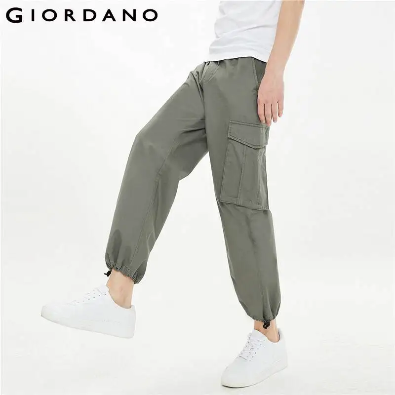 Giordano Men Pants Cargo Ankle-length Trousers Cotton Elasitc Waistband Casual Soild Calca Masculina 01111082
Giordano Men Pants Cargo Ankle-length Trousers Cotton Elasitc Waistband Casual Soild Calca Masculina 01111082